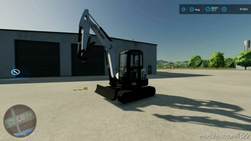 FS22 Bobcat Forklift Mod: E55 (Featured)