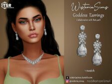 Sims 4 Adult Accessory Mod: Goddess Earrings (Featured)