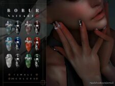 Sims 4 Female Accessory Mod: Almond Shaped Nails With Accessories (Featured)