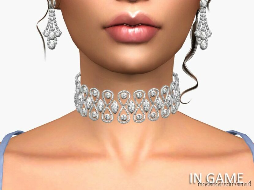 Sims 4 Elder Accessory Mod: Heaven Choker (Featured)