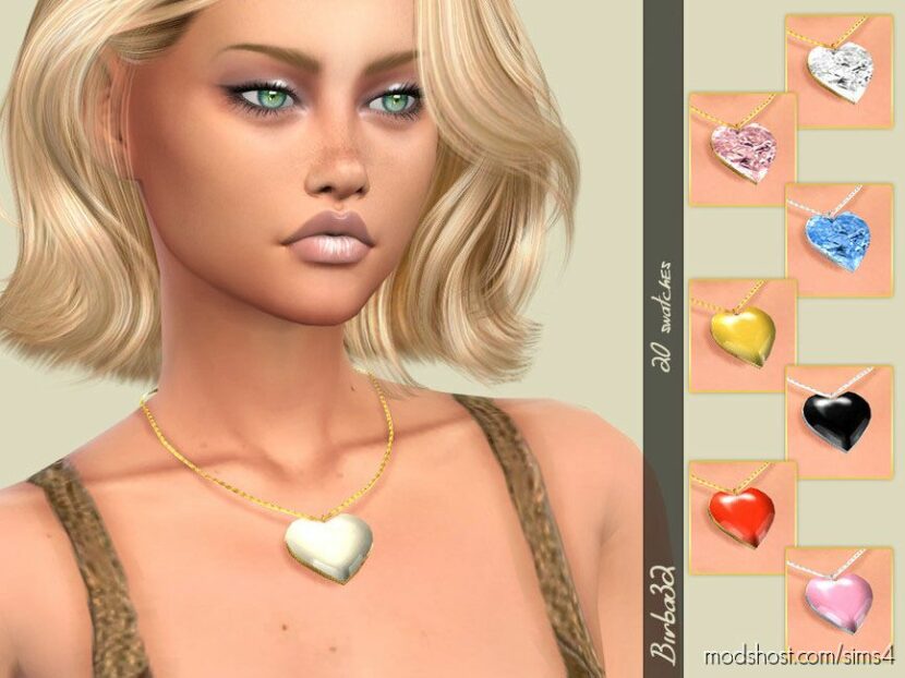 Sims 4 Accessory Mod: Valentine Heart (Featured)