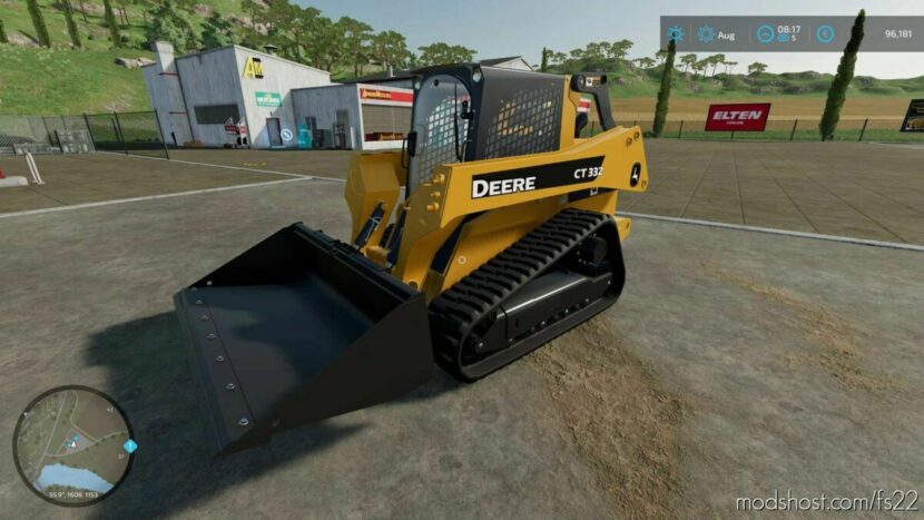 FS22 John Deere Forklift Mod: CT332 (Featured)