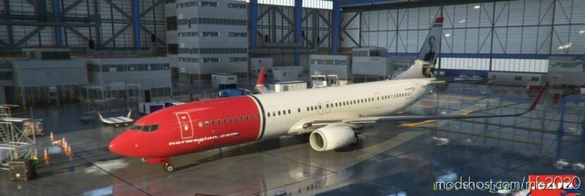 MSFS 2020 737-900 Livery Mod: Pmdg B737-900 Norwegian Ln-Nnz (Featured)