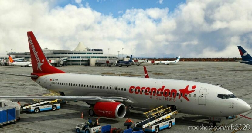 MSFS 2020 Boeing Livery Mod: Corendon Airlines Boeing 737-81B(WL) (Featured)