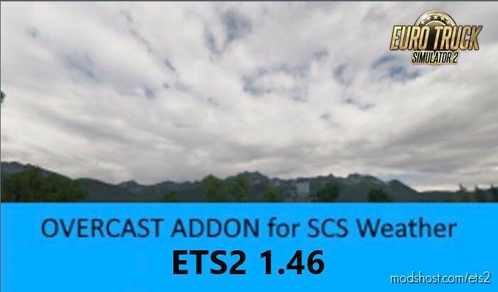 ETS2 Mod: Overcast Addon for SCS Weather ETS2 v1.1 (Featured)