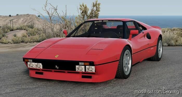 BeamNG Ferrari Car Mod: 288 GTO 1984 RED (Featured)