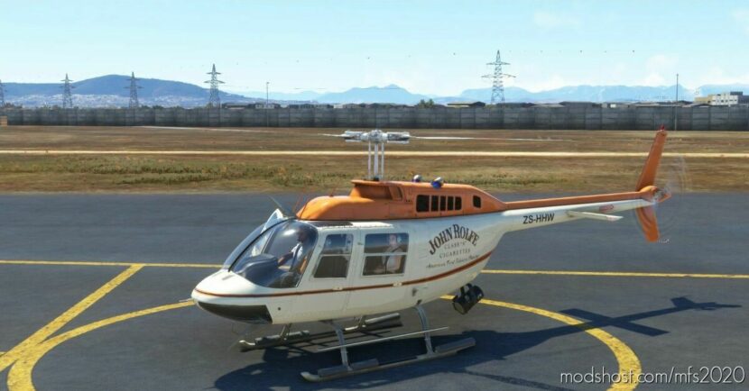 MSFS 2020 Hicopt Mod: John Rolfe(Zs-Hhw) Bell 206 (Featured)