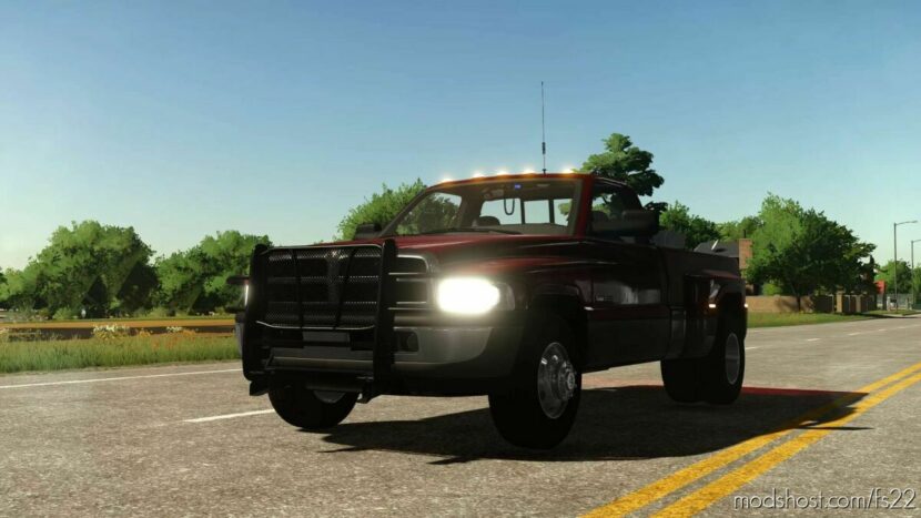 FS22 Dodge Car Mod: 1999 Dodge RAM (IC & Passenger) (Featured)