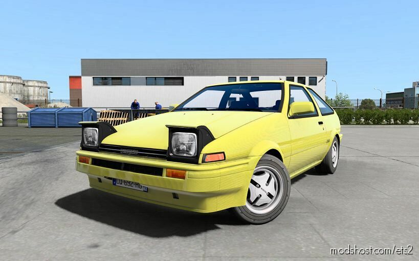 ETS2 Toyota Car Mod: Sprinter Trueno AE86 V2.3 1.46 (Featured)