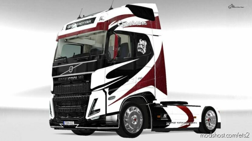 ETS2 Volvo Skin Mod: FH5 Wildframes (Featured)