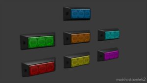 ETS2 Part Mod: Strobe LED Lights Pack V1.0 (Featured)