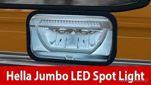 ETS2 Hella Part Mod: Jumbo LED Spot Light (Featured)