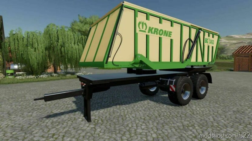 FS22 Krone Mod: Cargo Trailer By Ergev44 (Featured)