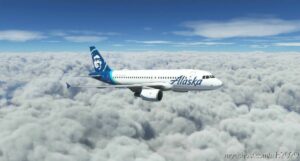 MSFS 2020 Fictional Mod: Alaska Airlines Fictional A319 Livery – 8K (Featured)