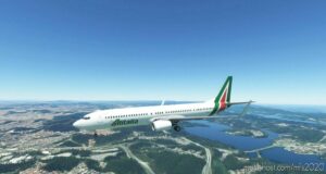 MSFS 2020 Italy Livery Mod: Alitalia 737-900ER (Image #2)