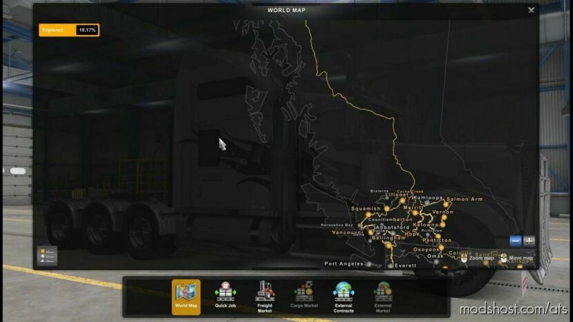 ATS Map Mod: Alaska - North to the Future To Washington (NO FERRY) v1.0.4 (Featured)