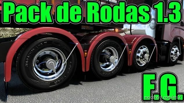 ETS2 Wheels Part Mod: Wheel Pack V1.3 (Featured)