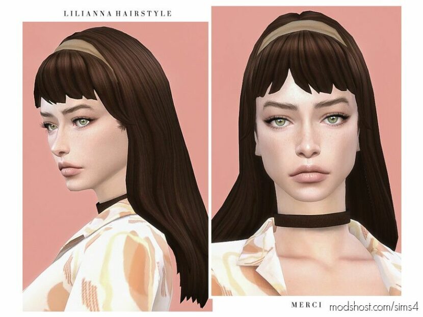 Sims 4 Teen Mod: Lilianna Hairstyle (Featured)