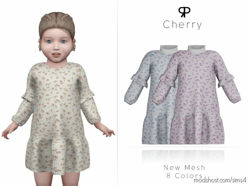 Sims 4 Kid Clothes Mod: Cherry for Toddler (Featured)