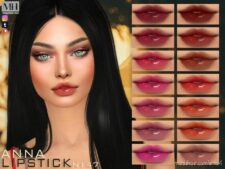 Sims 4 Lipstick Makeup Mod: Anna Lipstick N147 (Featured)