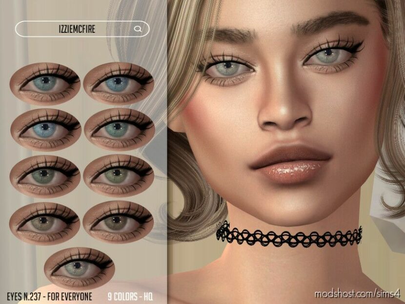 Sims 4 Teen Mod: IMF Eyes N237 (Featured)