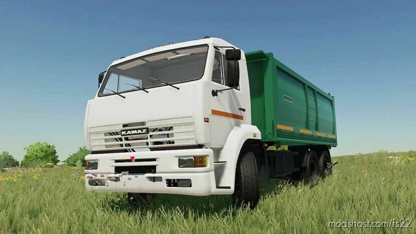 FS22 Kamaz Truck Mod: 45143 Amkar (Featured)