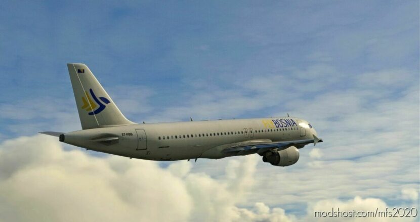 MSFS 2020 8K Livery Mod: Flybosnia E7-Fbb 8K (Featured)