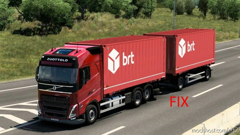 ETS2 Volvo Part Mod: Swap Body Addon For Volvo FH5 By Xanax FIX (Featured)