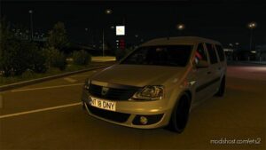 ETS2 Dacia Car Mod: Logan MCV 2012 1.46 (Featured)