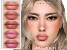 Sims 4 Female Makeup Mod: Lipstick N188 (Featured)