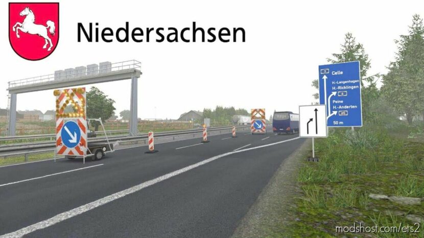 ETS2 Mod: Niedersachsen Map 1.46 (Featured)