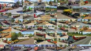 ETS2 Overweight Mod: Trailers and Cargo Pack by Jazzycat V11.9.6 (Featured)