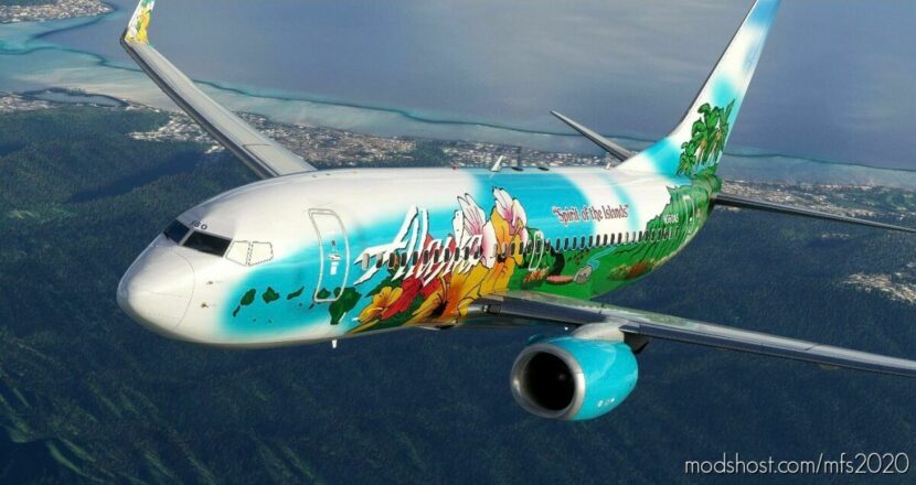 MSFS 2020 737-700 Livery Mod: Alaska “Spirit Of The Islands” (N560AS) – Pmdg 737-700 (Featured)