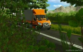 FS22 Pickup Vehicle Mod: EDM Mercedes Sprinter Pickup (Featured)