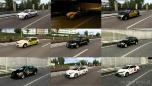 ETS2 Trafficmaniac Mod: Taxi Traffic Pack V3.5.6 (Featured)