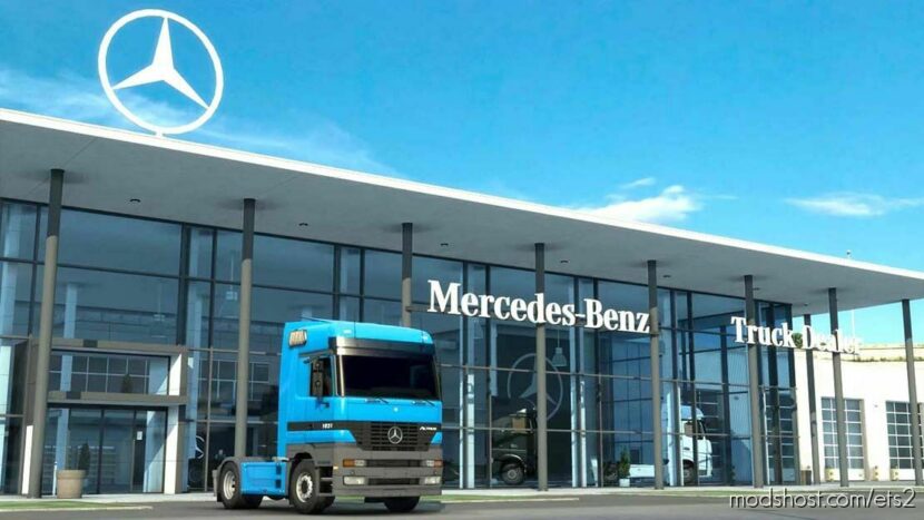 ETS2 Mercedes-Benz Truck Mod: Mercedes Actros MP1 1.46 (Featured)