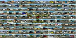 ETS2 Jazzycat Mod: Bus Traffic Pack by Jazzycat V18.1.5 (Featured)