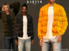 Sims 4 Teen Clothes Mod: KARTER Jacket (Featured)