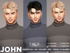 Sims 4 Elder Mod: John Hairstyle (Featured)