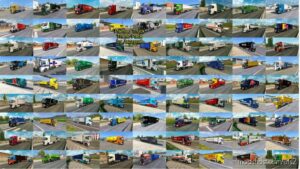 ETS2 Jazzycat Mod: Painted Truck Traffic Pack by Jazzycat V18.7.5 (Image #3)