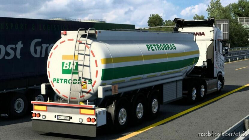 ETS2 Mod: Skin SCS Fuel Tank Petrobras 1.45-1.46 (Featured)