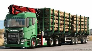 ETS2 Scania Part Mod: NG Doll Long Wood Chassis Addon (Featured)