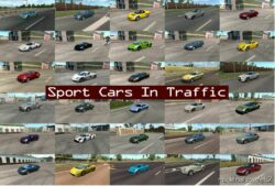 ETS2 Trafficmaniac Mod: Sport Cars Traffic Pack by Trafficmaniac V12.7.8 (Image #3)