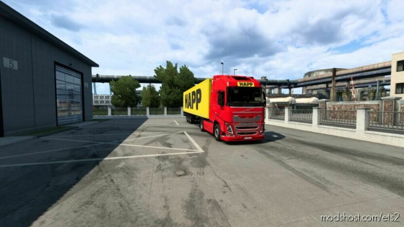 ETS2 Scania Skin Mod: Happ Transport Hungary (Featured)