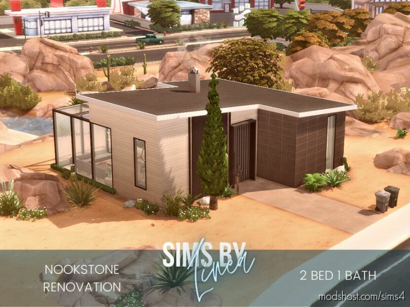 Sims 4 House Mod: Nookstone Renovation No CC (Featured)