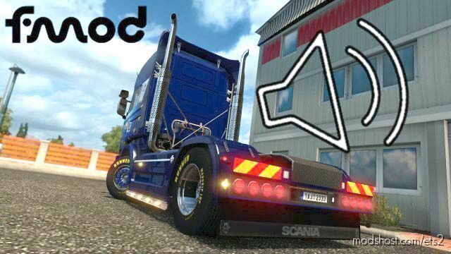 ETS2 Scania Mod: V8 Open Exhaust Sound 1.46 (Featured)