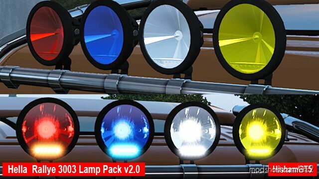 ETS2 Hella Part Mod: Rallye 3003 Lamp Pack v2.0 (Featured)