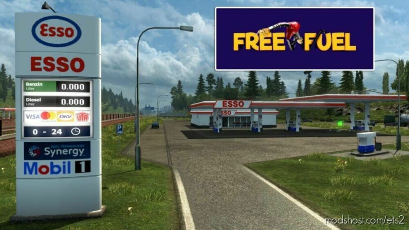 ETS2 Mod: Free Fuel Mod (Featured)