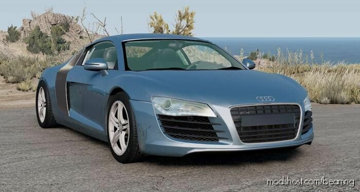 BeamNG Audi Car Mod: R8 V10 Spyder 2012 (Featured)