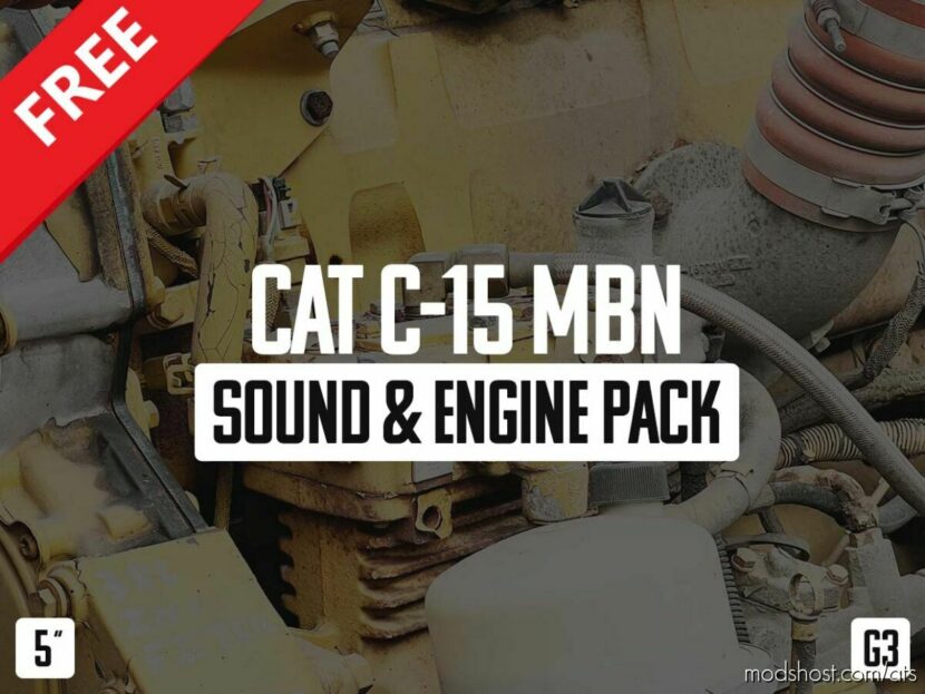 ATS Mod: CAT C-15 MBN Sound & Engine Pack 1.46 (Featured)